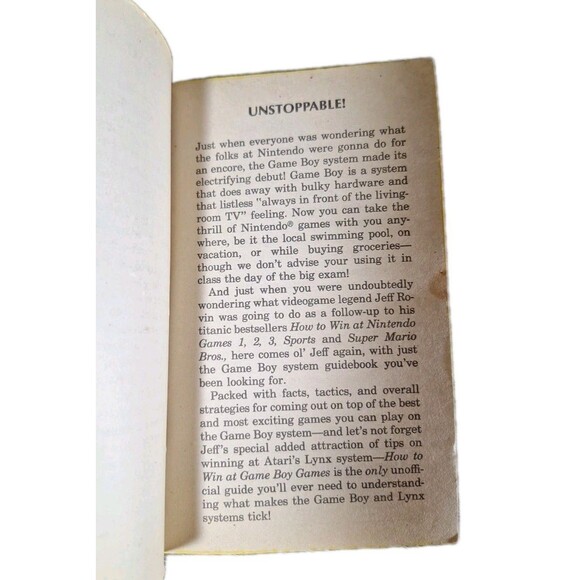 How to Win at Game Boy Games by Jeff Rovin 1991 PB  [463] - Picture 5 of 7